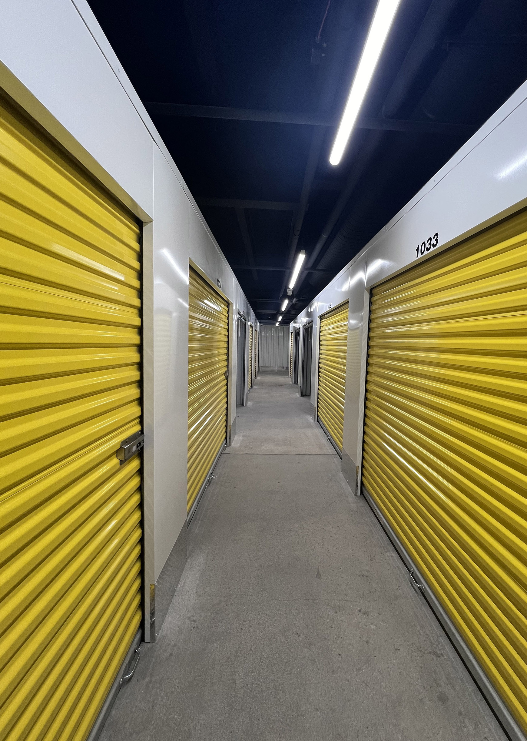 Hallway of Beehive Storage in Southborough MA